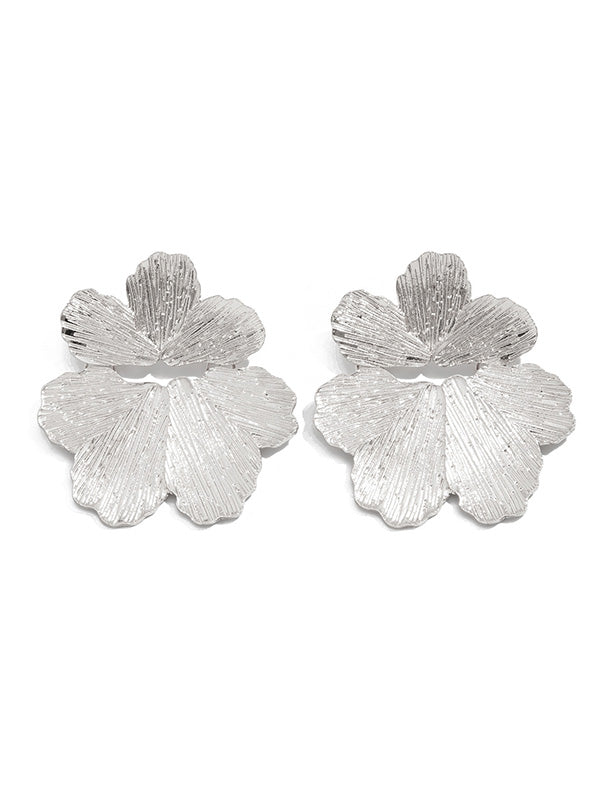 Flower Shape Irregularity Earrings Accessories