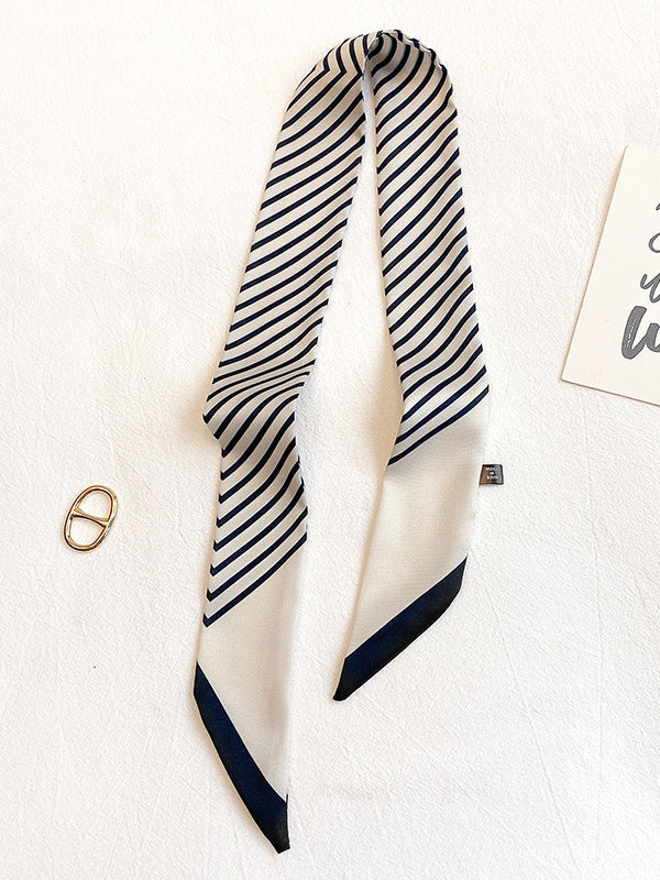 Leisure Striped Hair Band Scarf