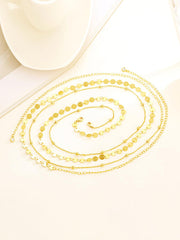 Chains Solid Color Waist Chain Accessories