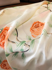 Floral Printed Sun-Protection Shawl&Scarf