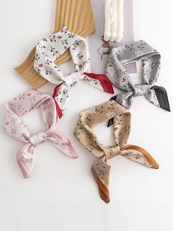 Flower Print Scarf