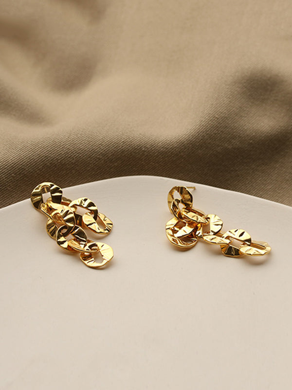 Geometric Drop Earrings