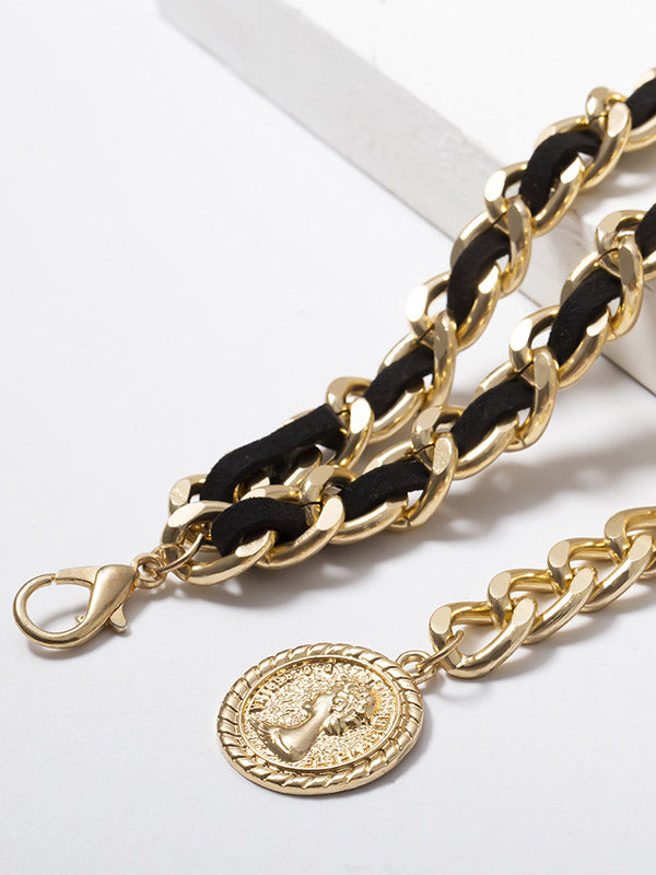 Vintage Geometry Waist Chain