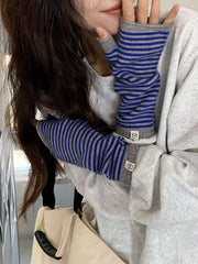 Casual Keep Warm Striped Gloves Accessories
