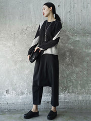 Light Split-joint Harem Pants