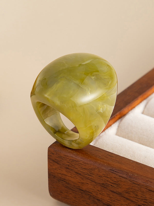 Geometric Shiny Irregularity Rings Accessories