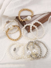Geometric 5 Pcs Layered Normcore Bracelet Accessories