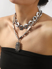 Chains Geometric Normcore Necklaces Accessories