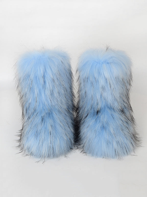 Contrast Color Keep Warm Boots