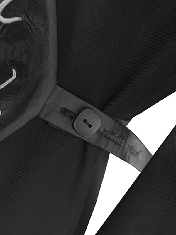 Asymmetric Irregular Clipping Sleeveless Vest Top