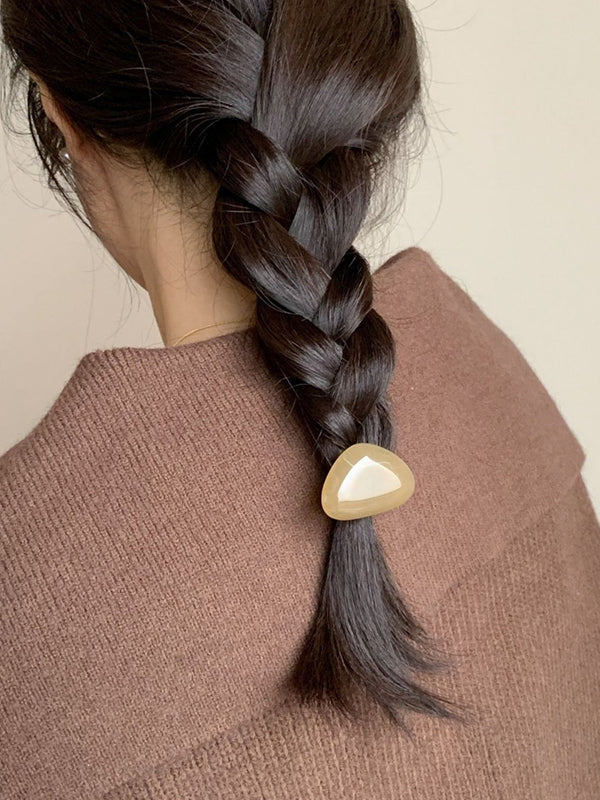 Geometric Stretch; Elastic Ponytailholder Hairtie Hairbobble Hair Accessories