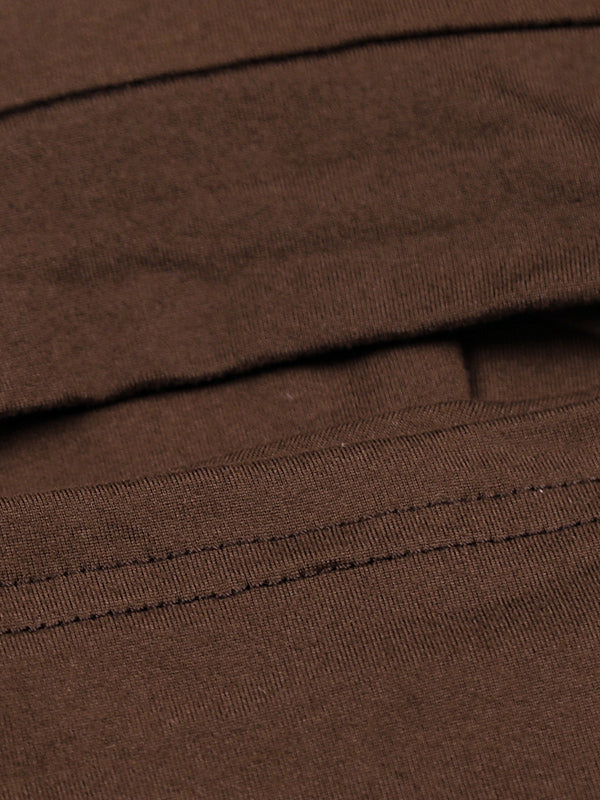 Drawstring Pleated Solid Color Bodycon High Waisted Mock Neck Mini Dresses