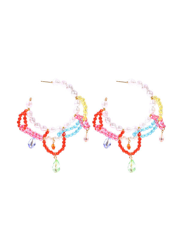 Geometric Drop Earrings