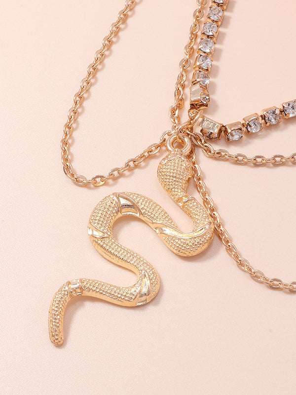 Vacation Snake Layered Anklets Accessories