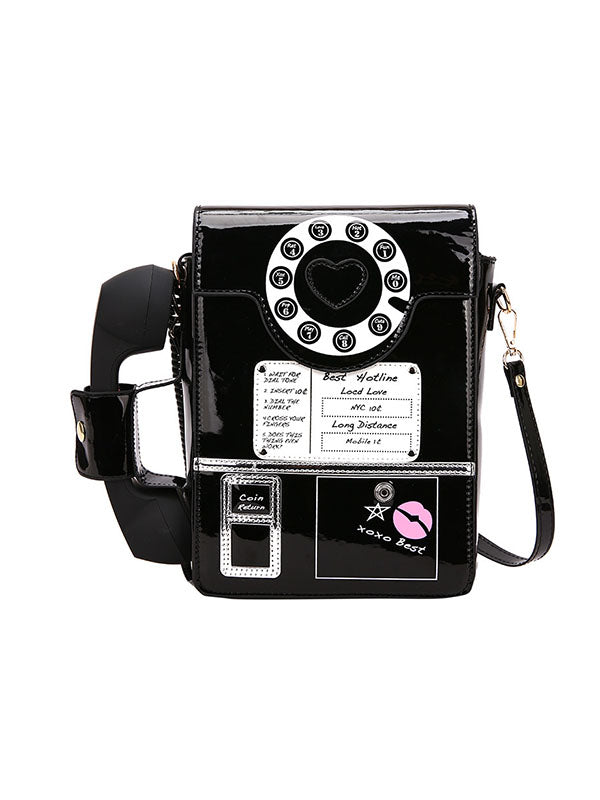 Geometric Zipper Crossbody Bags