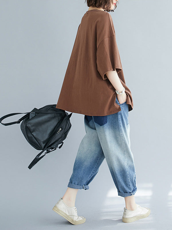 Loose Round Neck T-Shirt