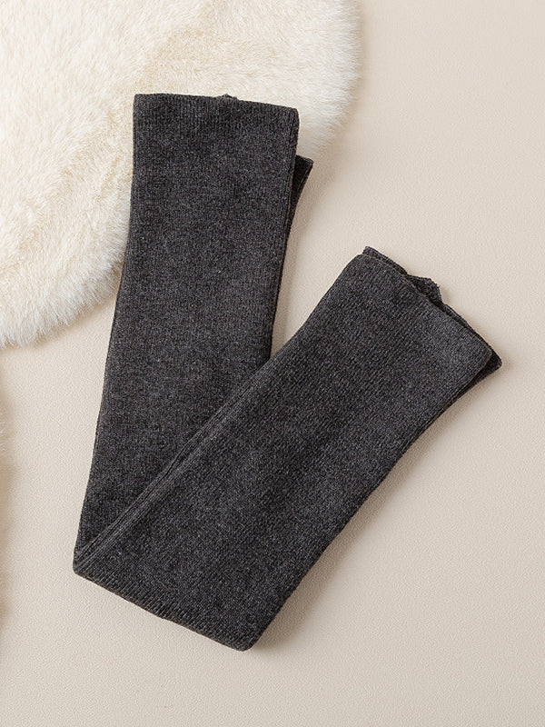 Casual Keep Warm Solid Color Leg Warmers Accessories