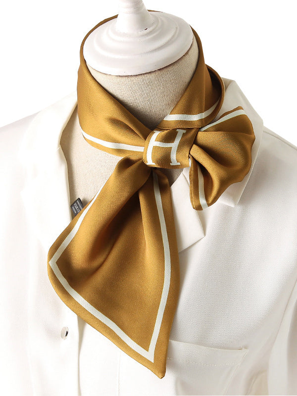 Urban Simple Sun-protection Letter Print Scarf
