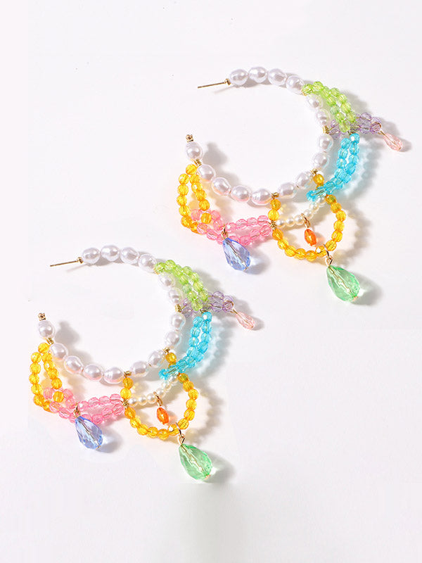 Geometric Drop Earrings