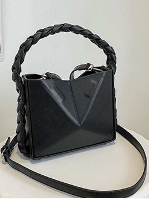Adjustable Foldable Solid Color Woven Bags Accessories