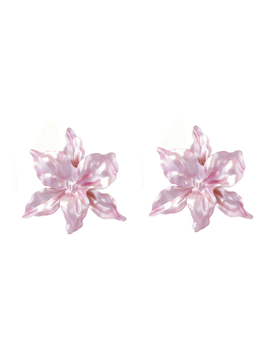 Flower Shape Earrings Accessories