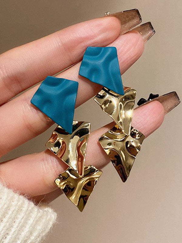 Geometric Drop Earrings