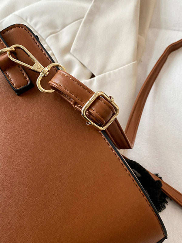 Figure Printed Split-Joint Handbags Crossbody Bags Bags