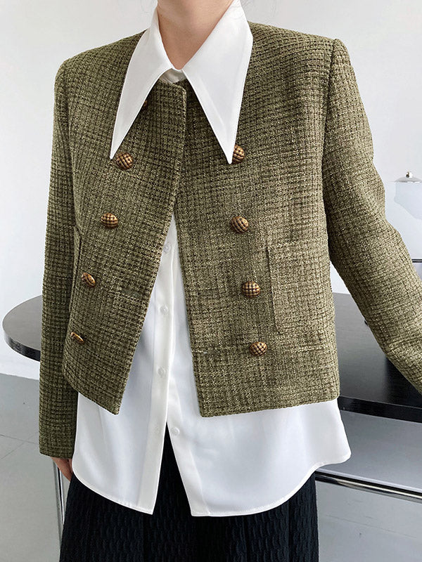 Stylish 3 Colors Solid Color Long Sleeves Blouse