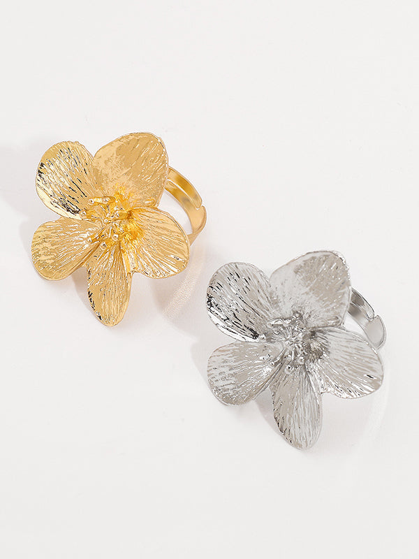 Flower Shape Rings Accessories + Necklaces Accessories