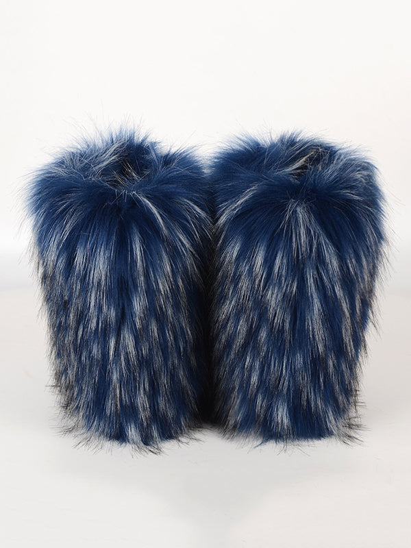 Contrast Color Keep Warm Boots