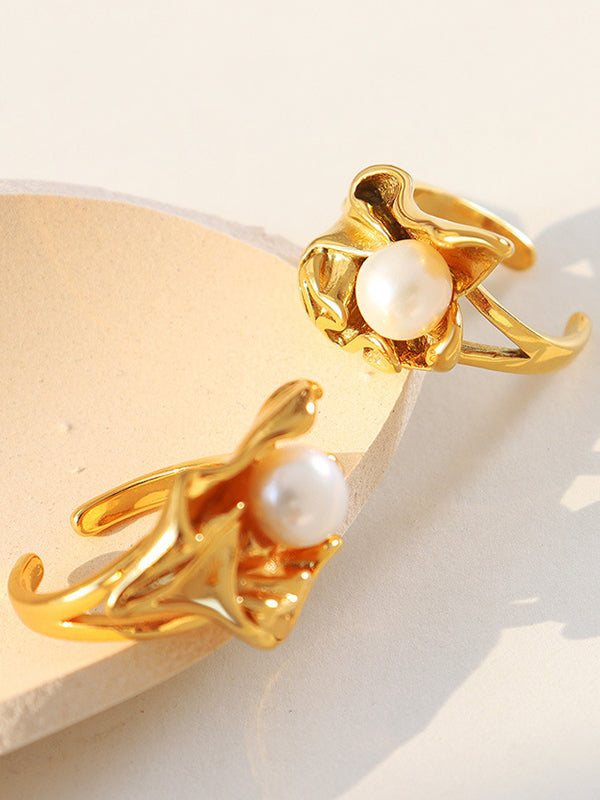 Pleated Irregularity Rings Accessories