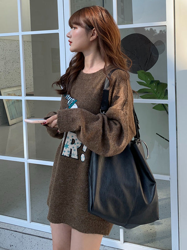 Urban Solid Color PU Shoulder Bag