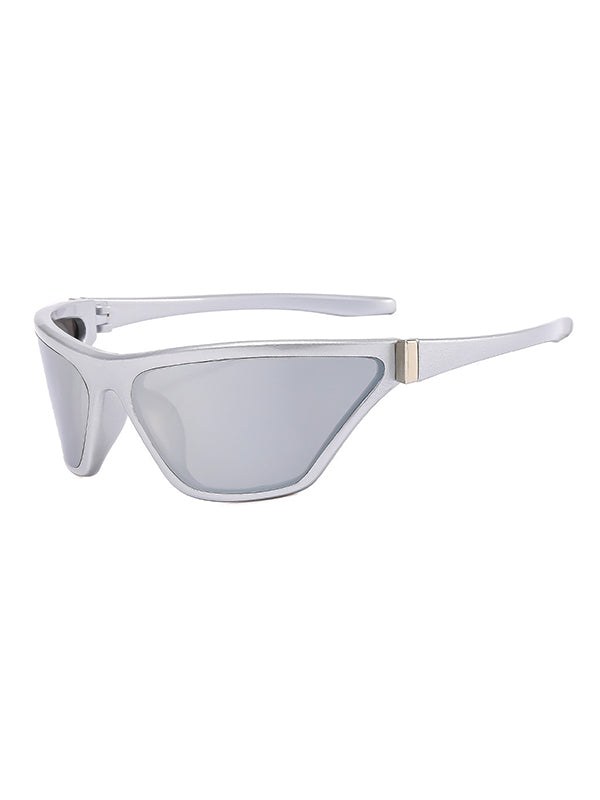 Geometric Sun-Protection Sunglasses Accessories