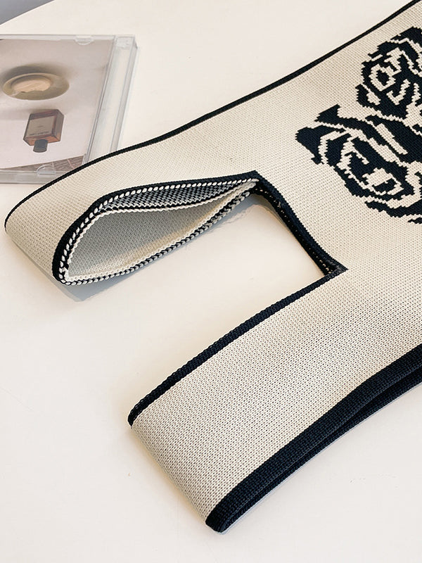 Floral Woven Handbag Bags