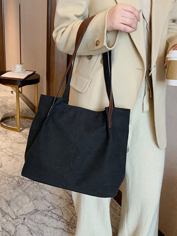 Simple Casual Canvas 3 Colors Bag