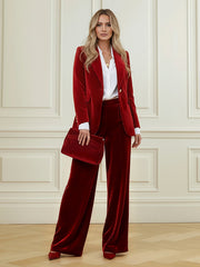 Loose Wide Leg Solid Color Pants