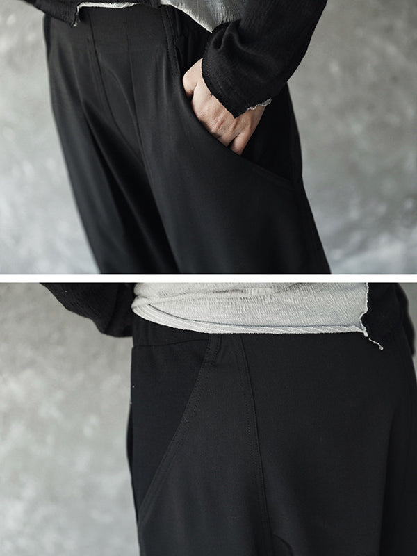 Light Split-joint Harem Pants