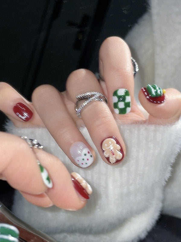 Detachable Printed Press-On Nails