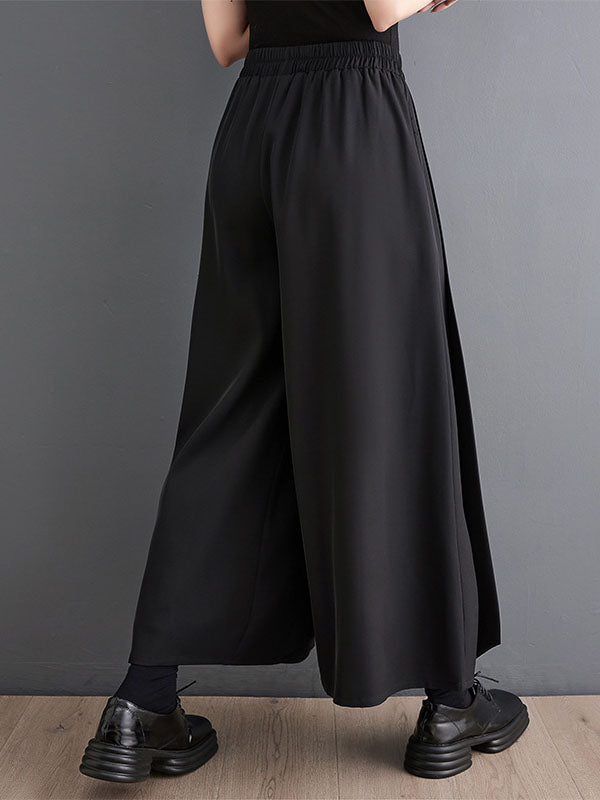 Pleated Loose Ninth Pants Casual Pants Bottoms