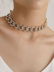 Chains Geometric Hollow Necklaces Accessories Dainty Necklace