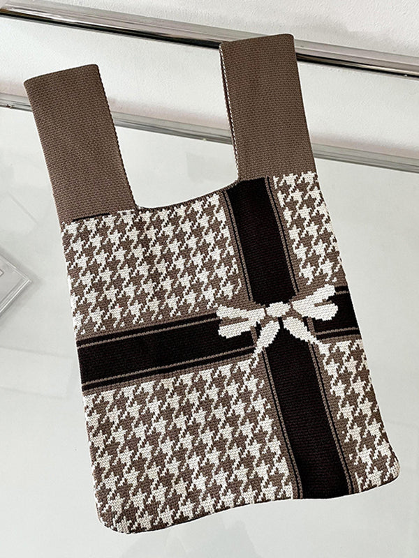 Printed Woven Handbag Bags Accessories
