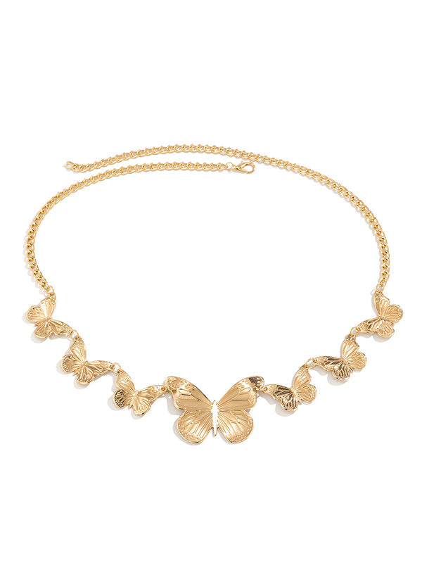 Butterfly Shape Chains Tasseled Waist Chain Accessories Belts