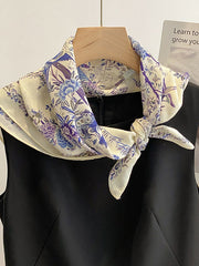 Flower Print Keep Warm Scarf