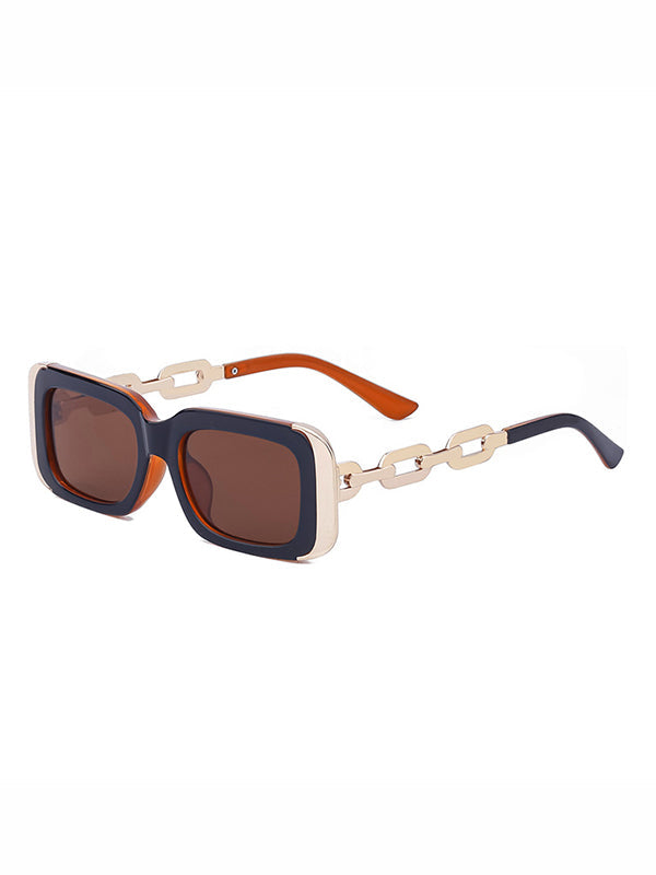 Geometric Sun-Protection Sunglasses Accessories