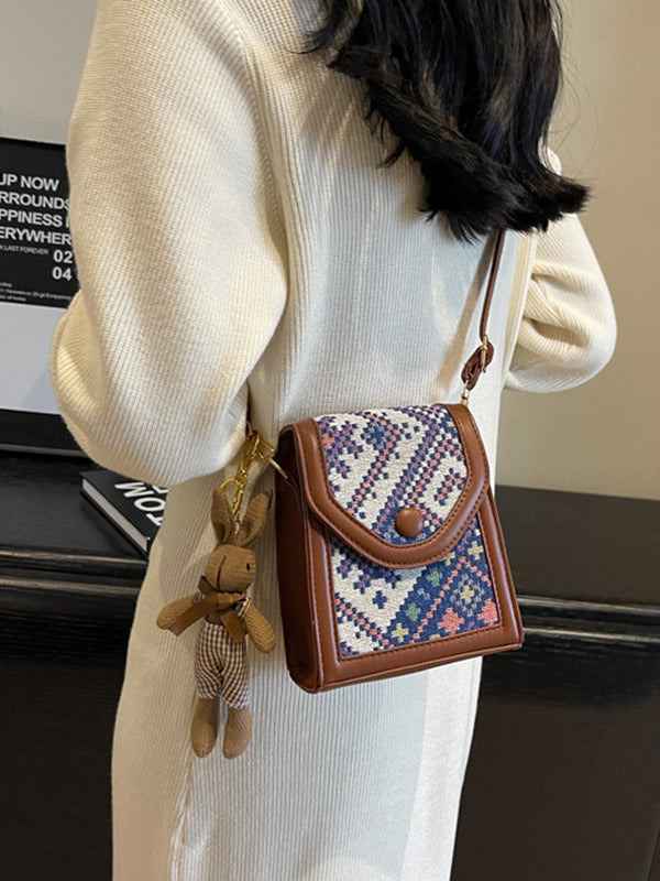 Geometric Split-Joint Crossbody Bags