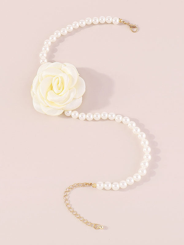 Three-Dimensional Flower Necklaces Accessories