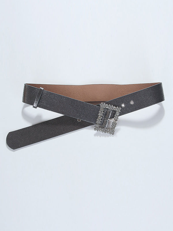 Belted Pleated Solid Color A-Line Flared Sleeves Round-Neck Mini Dresses