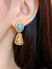 Geometric Drop Earrings