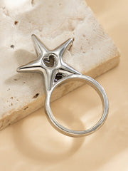 Hollow Star Shape Normcore Rings Accessories