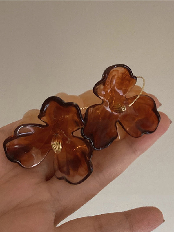 Flower Shape Earrings Accessories Eardrop